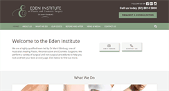Desktop Screenshot of edeninstitute.com.au